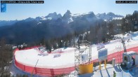 Archiv Foto Webcam Cortina d&#39;Ampezzo: Weltcup-Piste Olympia delle Tofana 11:00