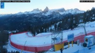 Archiv Foto Webcam Cortina d&#39;Ampezzo: Weltcup-Piste Olympia delle Tofana 16:00