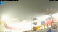 Archived image Webcam Cortina d&#39;Ampezzo: World Cup slope from Rifugio Duca d&#39;Aosta 23:00