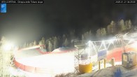 Archived image Webcam Cortina d&#39;Ampezzo: World Cup slope from Rifugio Duca d&#39;Aosta 03:00