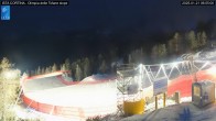 Archived image Webcam Cortina d&#39;Ampezzo: World Cup slope from Rifugio Duca d&#39;Aosta 06:00