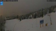 Archived image Webcam Cortina d&#39;Ampezzo: World Cup slope from Rifugio Duca d&#39;Aosta 19:00