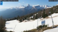 Archived image Webcam Cortina d&#39;Ampezzo: World Cup slope from Rifugio Duca d&#39;Aosta 07:00