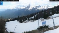 Archived image Webcam Cortina d&#39;Ampezzo: World Cup slope from Rifugio Duca d&#39;Aosta 11:00