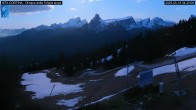 Archived image Webcam Cortina d&#39;Ampezzo: World Cup slope from Rifugio Duca d&#39;Aosta 22:00