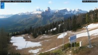 Archived image Webcam Cortina d&#39;Ampezzo: World Cup slope from Rifugio Duca d&#39;Aosta 01:00
