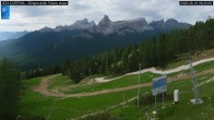 Archived image Webcam Cortina d&#39;Ampezzo: World Cup slope from Rifugio Duca d&#39;Aosta 07:00