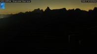 Archived image Webcam Cortina d&#39;Ampezzo: World Cup slope from Rifugio Duca d&#39;Aosta 01:00