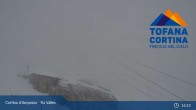 Archiv Foto Webcam Cortina d&#39;Ampezzo: Bergstation Gondelbahn Col Drusciè / Ra Valles 18:00