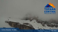 Archiv Foto Webcam Cortina d&#39;Ampezzo: Bergstation Gondelbahn Col Drusciè / Ra Valles 18:00