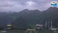 Archiv Foto Webcam Großarl: Bergstation 6er Sesselbahn Harbach 02:00