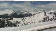 Archiv Foto Webcam Silvretta Montafon: Sicht von Valisera Berg auf Nova Stoba 15:00