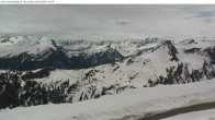 Archiv Foto Webcam Silvretta Montafon: Sicht von Valisera Berg auf Nova Stoba 11:00