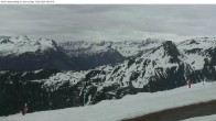 Archiv Foto Webcam Silvretta Montafon: Sicht von Valisera Berg auf Nova Stoba 05:00