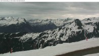 Archiv Foto Webcam Silvretta Montafon: Sicht von Valisera Berg auf Nova Stoba 06:00