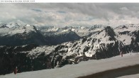 Archiv Foto Webcam Silvretta Montafon: Sicht von Valisera Berg auf Nova Stoba 11:00