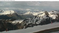 Archiv Foto Webcam Silvretta Montafon: Sicht von Valisera Berg auf Nova Stoba 17:00