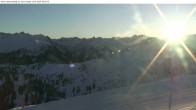 Archiv Foto Webcam Silvretta Montafon: Sicht von Valisera Berg auf Nova Stoba 07:00