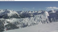 Archiv Foto Webcam Silvretta Montafon: Sicht von Valisera Berg auf Nova Stoba 11:00