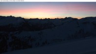 Archiv Foto Webcam Silvretta Montafon: Sicht von Valisera Berg auf Nova Stoba 06:00