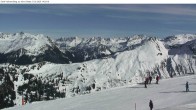 Archiv Foto Webcam Silvretta Montafon: Sicht von Valisera Berg auf Nova Stoba 13:00