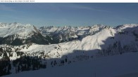 Archiv Foto Webcam Silvretta Montafon: Sicht von Valisera Berg auf Nova Stoba 15:00