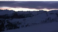 Archiv Foto Webcam Silvretta Montafon: Sicht von Valisera Berg auf Nova Stoba 06:00