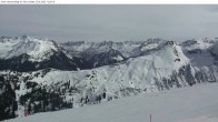 Archiv Foto Webcam Silvretta Montafon: Sicht von Valisera Berg auf Nova Stoba 11:00