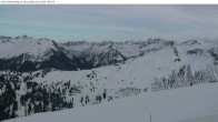 Archiv Foto Webcam Silvretta Montafon: Sicht von Valisera Berg auf Nova Stoba 15:00