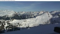 Archiv Foto Webcam Silvretta Montafon: Sicht von Valisera Berg auf Nova Stoba 15:00