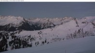 Archiv Foto Webcam Silvretta Montafon: Sicht von Valisera Berg auf Nova Stoba 17:00