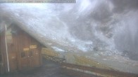 Archiv Foto Webcam Ohau Snowfields: Blick auf die Skihütte 07:00