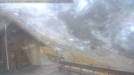 Archiv Foto Webcam Ohau Snowfields: Blick auf die Skihütte 09:00