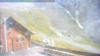 Archiv Foto Webcam Ohau Snowfields: Blick auf die Skihütte 09:00