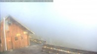 Archiv Foto Webcam Ohau Snowfields: Blick auf die Skihütte 07:00