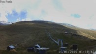 Archived image Webcam Fox Peak base station at the Meadow Tow 13:00