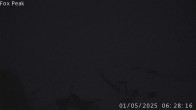 Archived image Webcam Fox Peak base station at the Meadow Tow 05:00