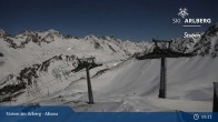 Archiv Foto Webcam Stuben - Albona (Ski Arlberg) 05:00