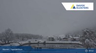Archived image Webcam Sport center Klosters 08:00
