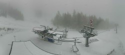 Archived image Webcam Brunnalm - View Top Station Chair Lift 09:00