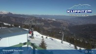 Archived image Webcam Klippitztörl - Bärenwaldlift Top Station 10:00