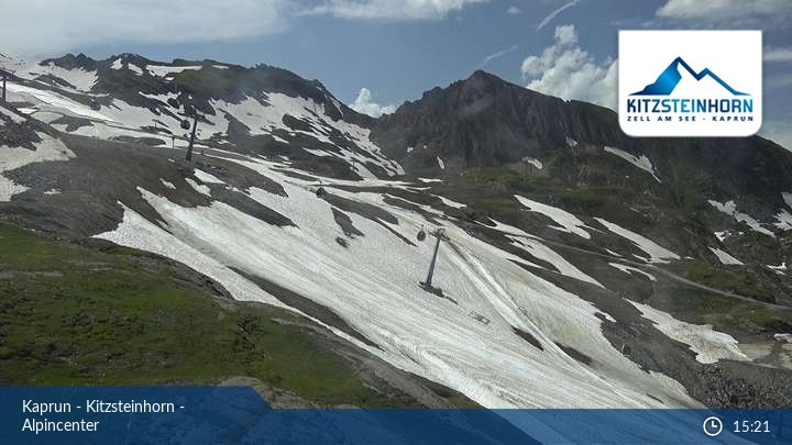 Webcam Alpincenter (Kitzsteinhorn Kaprun) 2500 m... • Zell am See - Kaprun • Livecam • Live-Stream