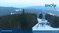 Archived image Webcam Špicák Železná Ruda Ski Resort 18:00