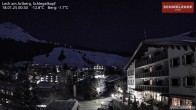 Archiv Foto Webcam Lech am Arlberg: Hotel Schmelzhof 23:00