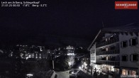 Archived image Webcam Hotel Schmelzhof at Lech 23:00