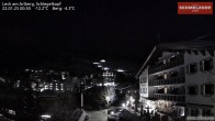 Archived image Webcam Hotel Schmelzhof at Lech 23:00