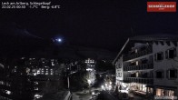 Archiv Foto Webcam Lech am Arlberg: Hotel Schmelzhof 23:00