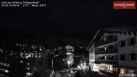 Archived image Webcam Hotel Schmelzhof at Lech 23:00