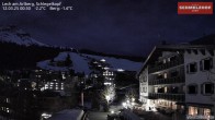 Archived image Webcam Hotel Schmelzhof at Lech 23:00