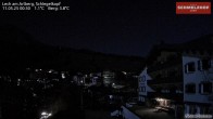 Archiv Foto Webcam Lech am Arlberg: Hotel Schmelzhof 23:00